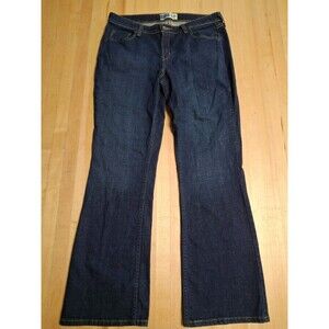 Signature by Levi Strauss Women’s Curvy Bootcut Jeans Size 12 Dark Wash Denim